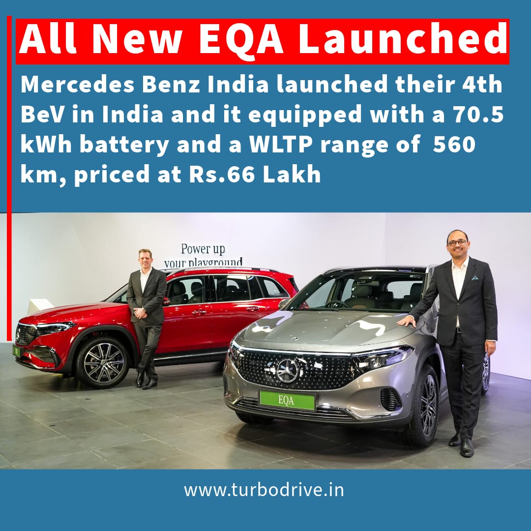 All New EQA Launched in India